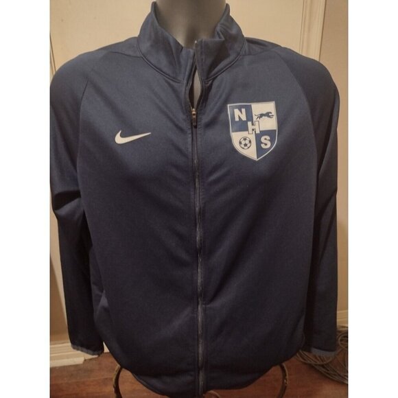 Vintage Nike NHS Football Federation Mens Full Zip Track Jacket Size Medium M - Picture 1 of 11